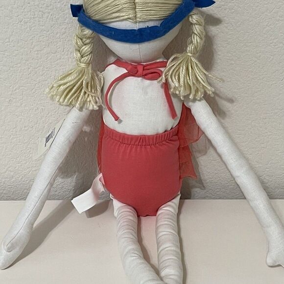 Pottery Barn Kids Designer Doll Manina Under the Sea Diver Snorkel Long Legs NWT - Picture 14 of 15